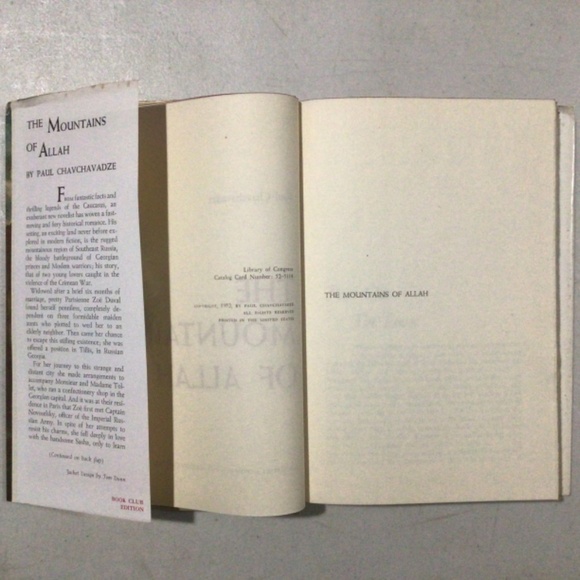 The Mountains of Allah by Paul Chavchavadze Vintage Hardcover Book - Picture 5 of 7